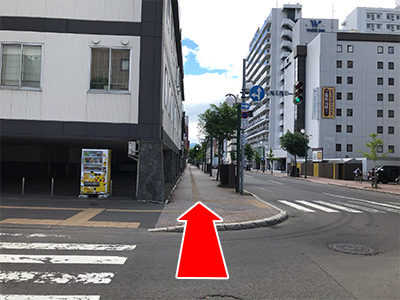 豊水すすきの駅からハピネス札幌まで2